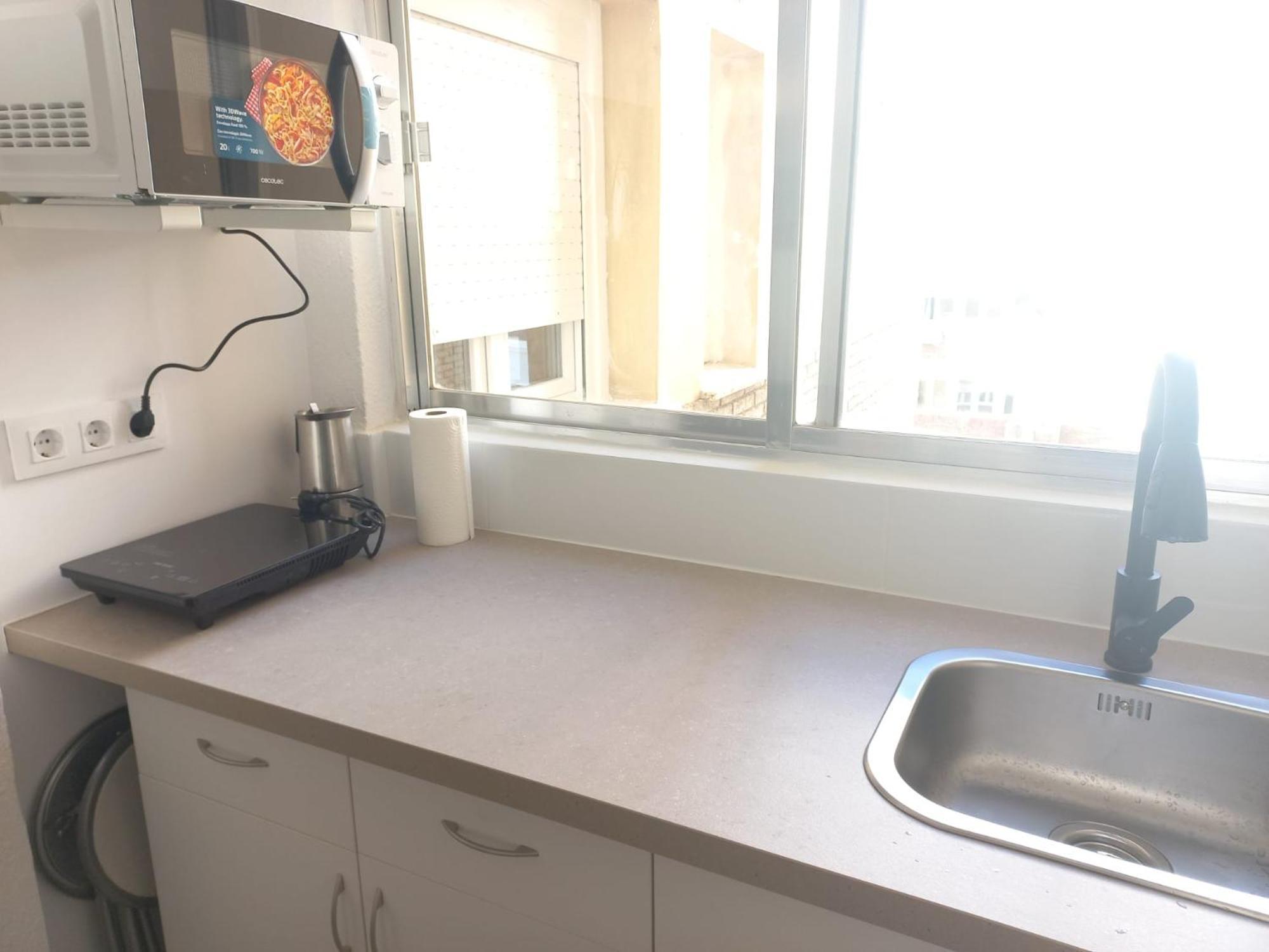 Apartamento en el centro a 10 min de la playa Almería Exterior foto